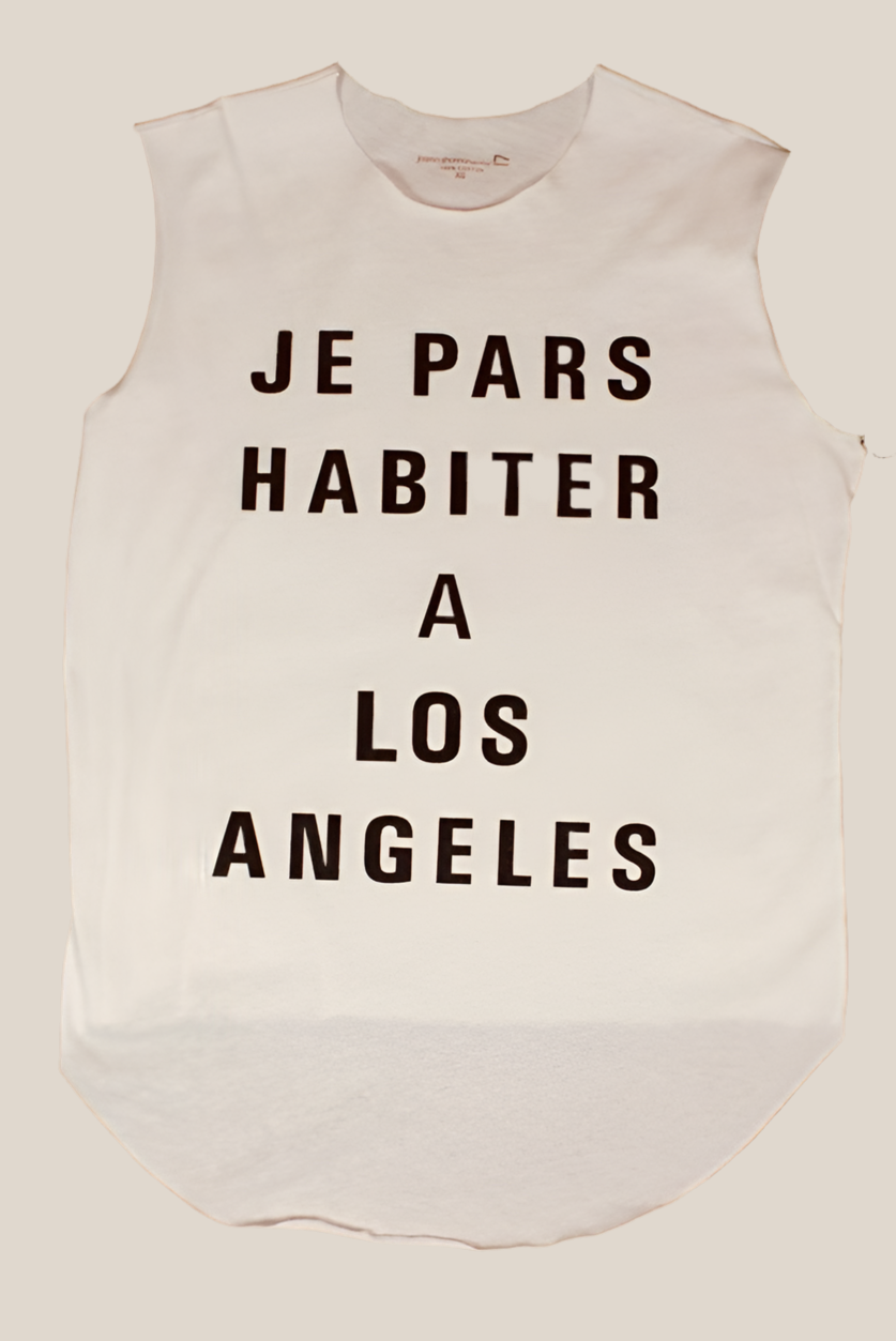 JE PARS HABITER A LOS ANGELES MUSCLE T